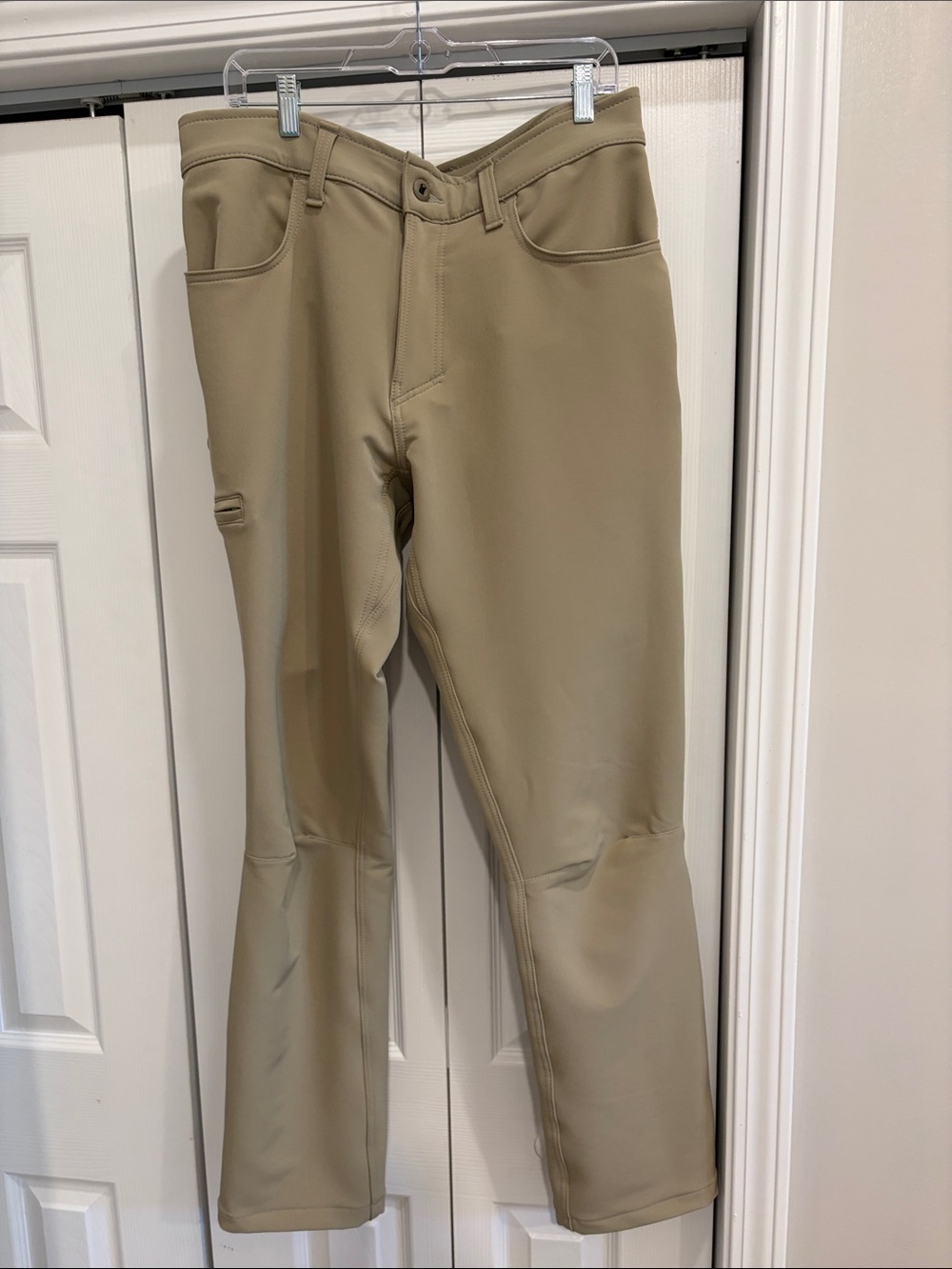 Men’s Origin Neutral Khaki Performance Stretch Pants 36 tall